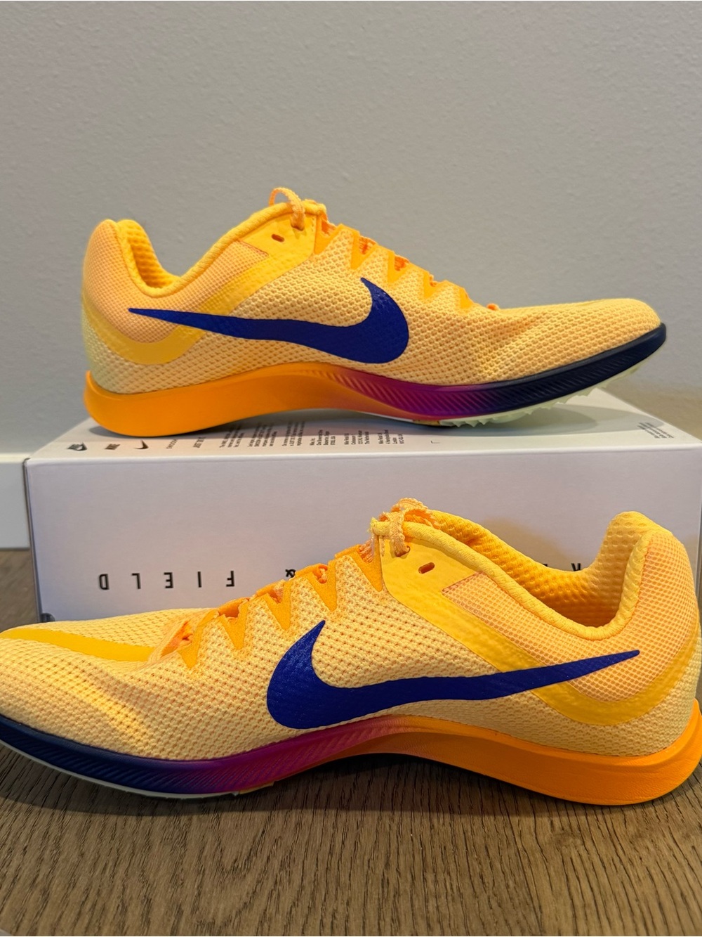 Nike Zoom Rival Distance Citron Pulse - Picture 3 of 6